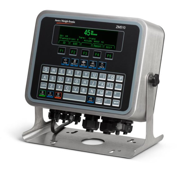 Avery Weigh Tronix, ZM510,  Instrumentación / Indicador Programables, Acero Inoxidable, IP69K, con Teclado QWERTY