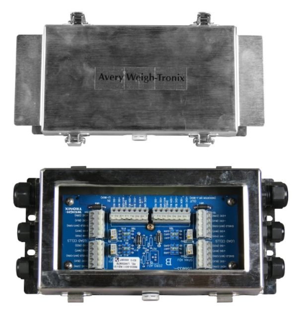 Avery Weigh Tronix, TSC-JB-SS, Cajas de Union, NEMA 4X, 4 Canales con Puerto de Expansión