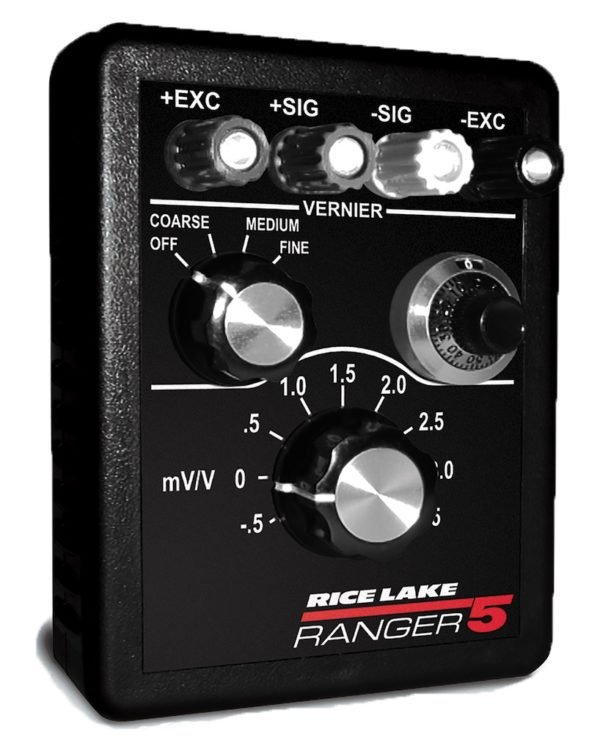 Rice Lake, Ranger 5, Simulador de Peso con Rangos Variables de 9 pasos y Vernier de 4 Rangos