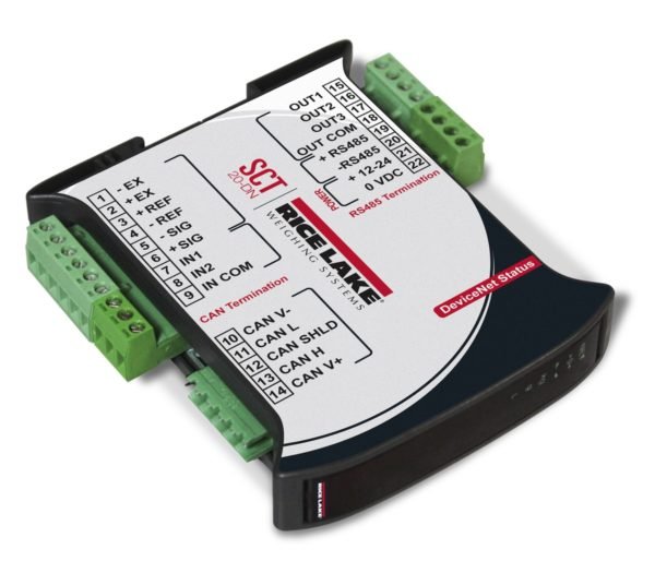 Rice Lake, SCT-20, Indicador Electrónico, Montaje en DIN Rail