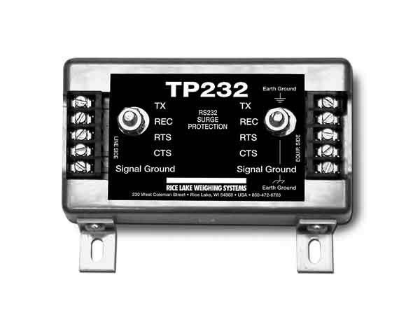 Rice Lake, TP-232, Protector Serial (RS-232) Contra Sobretensiones